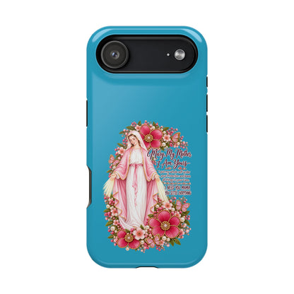 Religious Floral Phone Case — 'Blessed Virgin' Magnetic Impact-Resistant Case