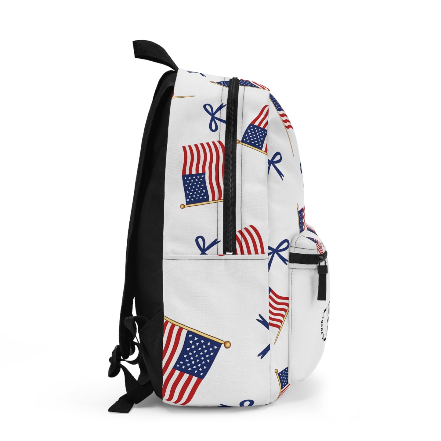 American Flag Backpack — Patriotic Stars & Stripes School Bag