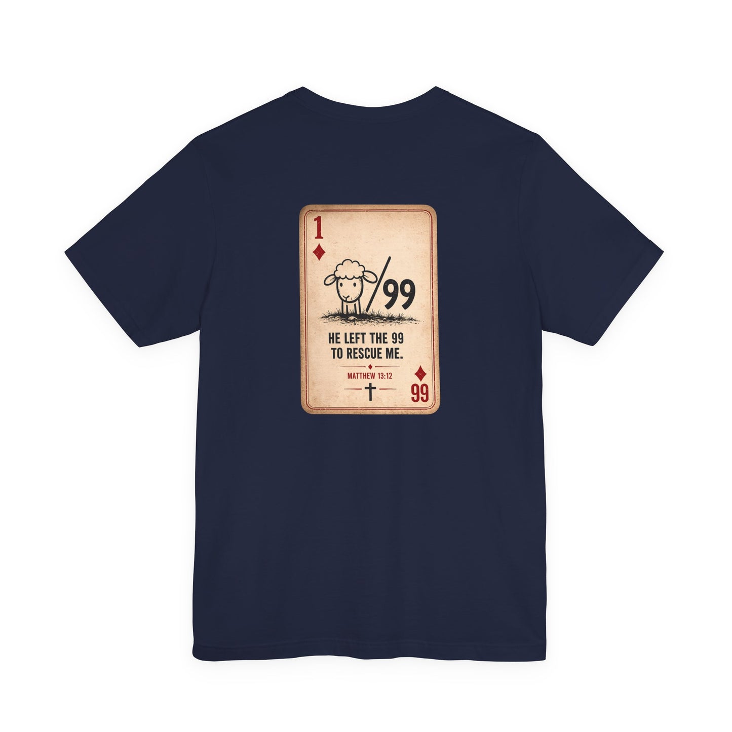 Rescued by One T-Shirt — Sheep Playing Card Design