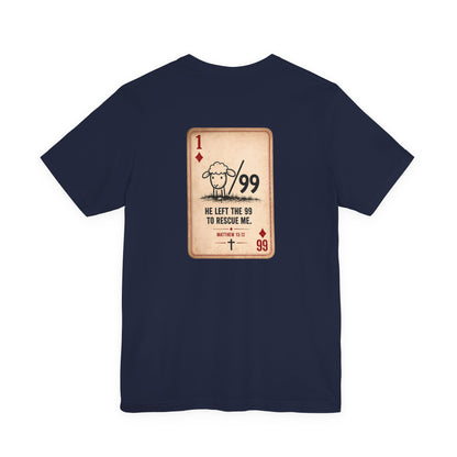 Rescued by One T-Shirt — Sheep Playing Card Design