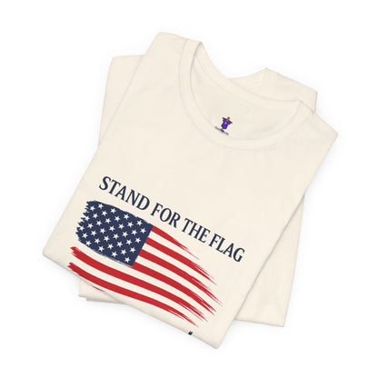 Stand for the Flag, Kneel for the Cross Tee — America 250 Patriotic T‑Shirt