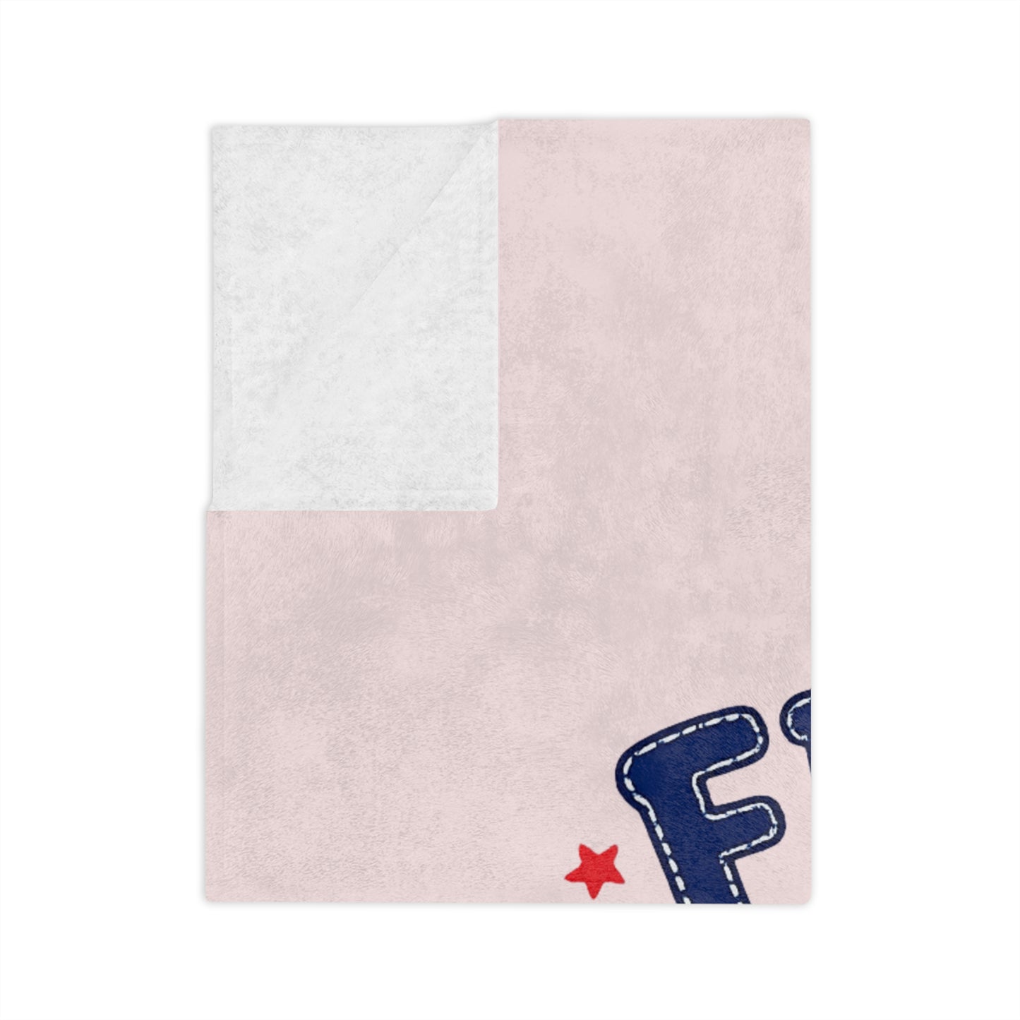 My First 4th of July Baby Blanket — Velveteen Microfiber Patriotic Infant Throw
