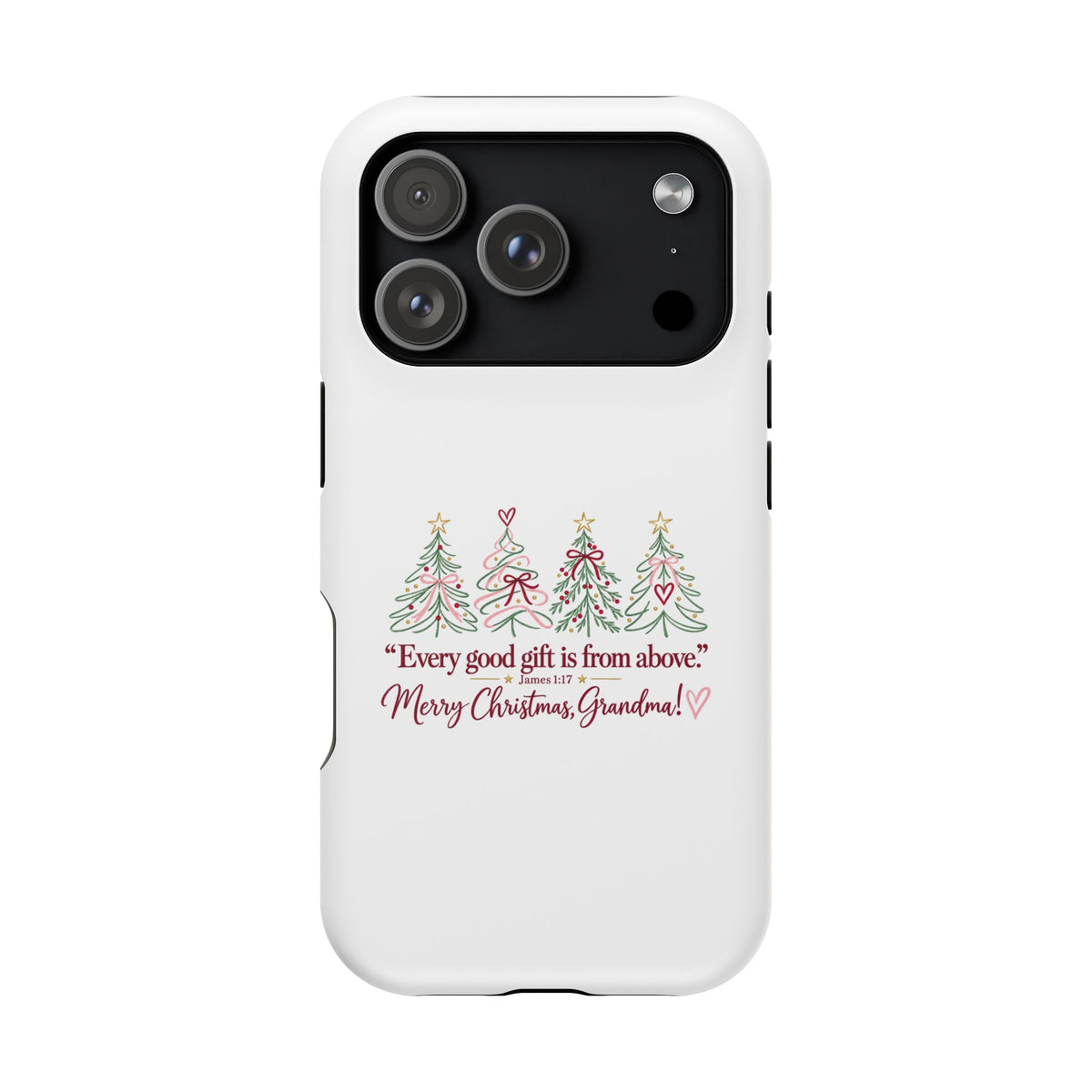 Christmas Grandma Phone Case — “Every good gift is from above” Magnetic Impact-Resistant Case