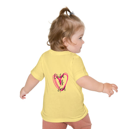 Baby T-Shirt — "My Cup Overflows With Blessings" Christian Infant Tee (Psalms 23:5)