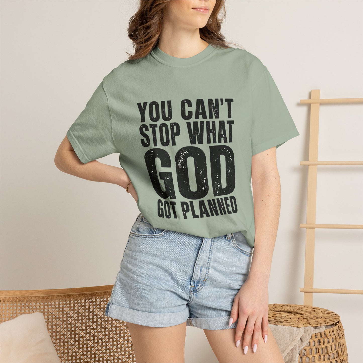 BIG FROST "You Can't Stop What God Got Planned" DOUBLE SIDED Print T Shirt