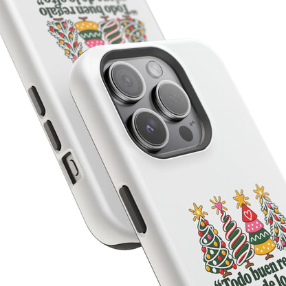 Christmas Grandma Phone Case — “Todo buen regalo viene de lo alto” Magnetic Impact-Resistant Case
