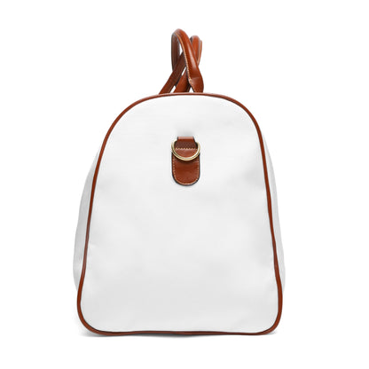 Christian Amen Travel Duffle Bag - Waterproof Weekend Bag with Pink Cross & Inspirational Prayer Design