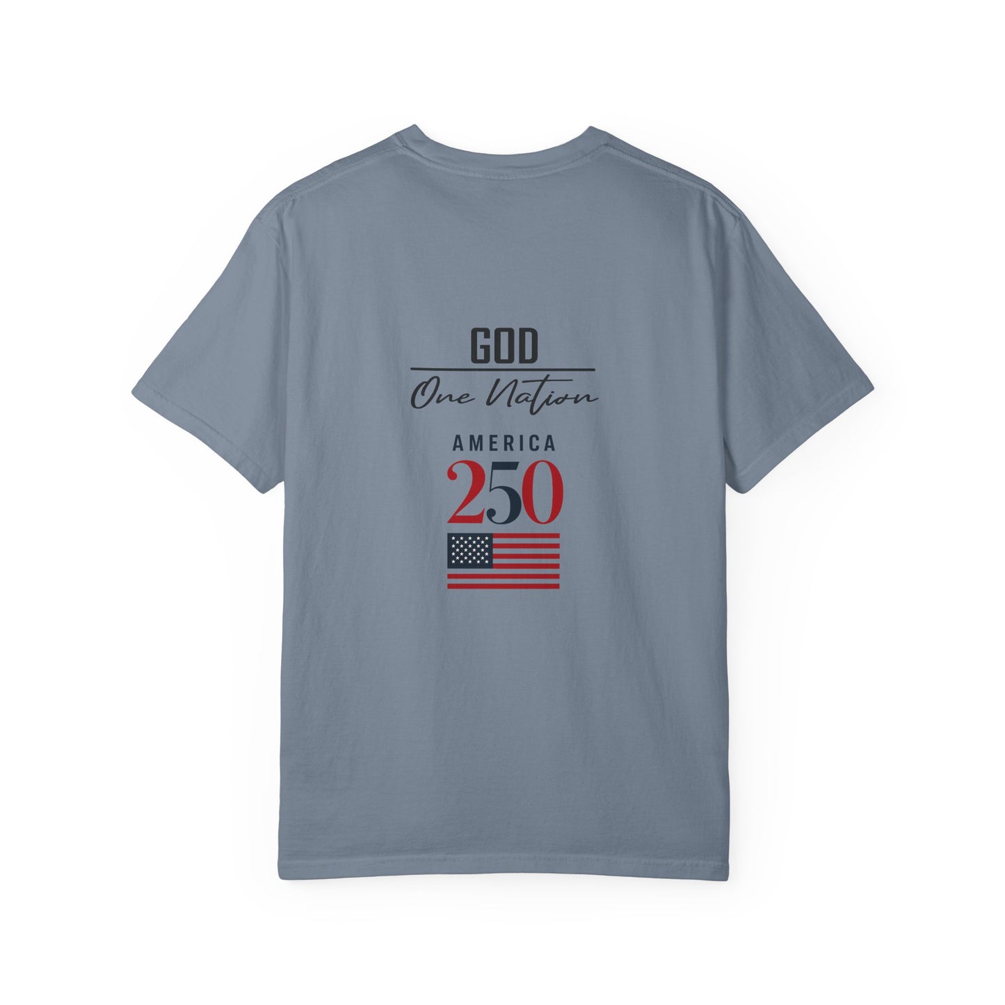 Patriotic Fathers Are Like Noah T-Shirt — "They Build Before the Storm Comes" (America 250)