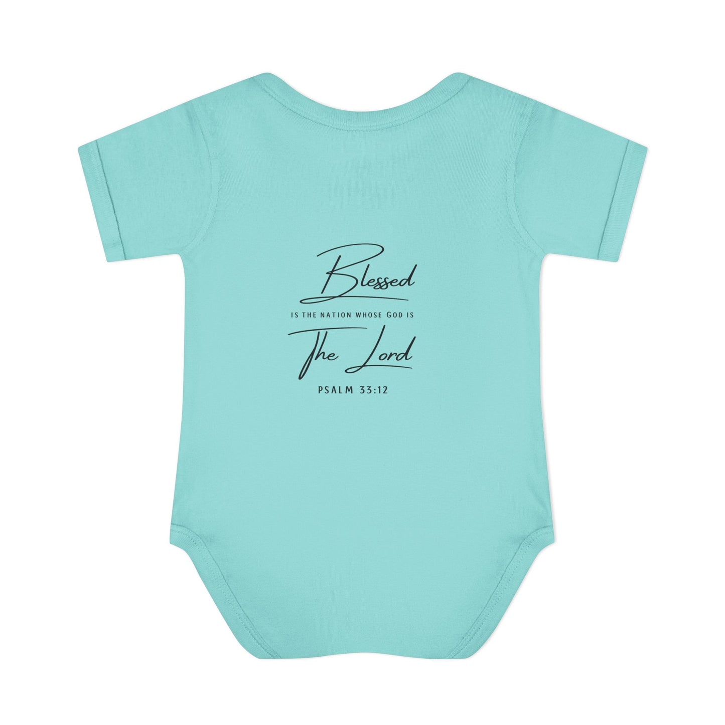 Baby Bodysuit – "My First 4th of July" Patriotic Infant Onesie