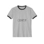 Christian Ringer T-Shirt — 'CHRIST' Front / 'JESUS' Back Religious Tee