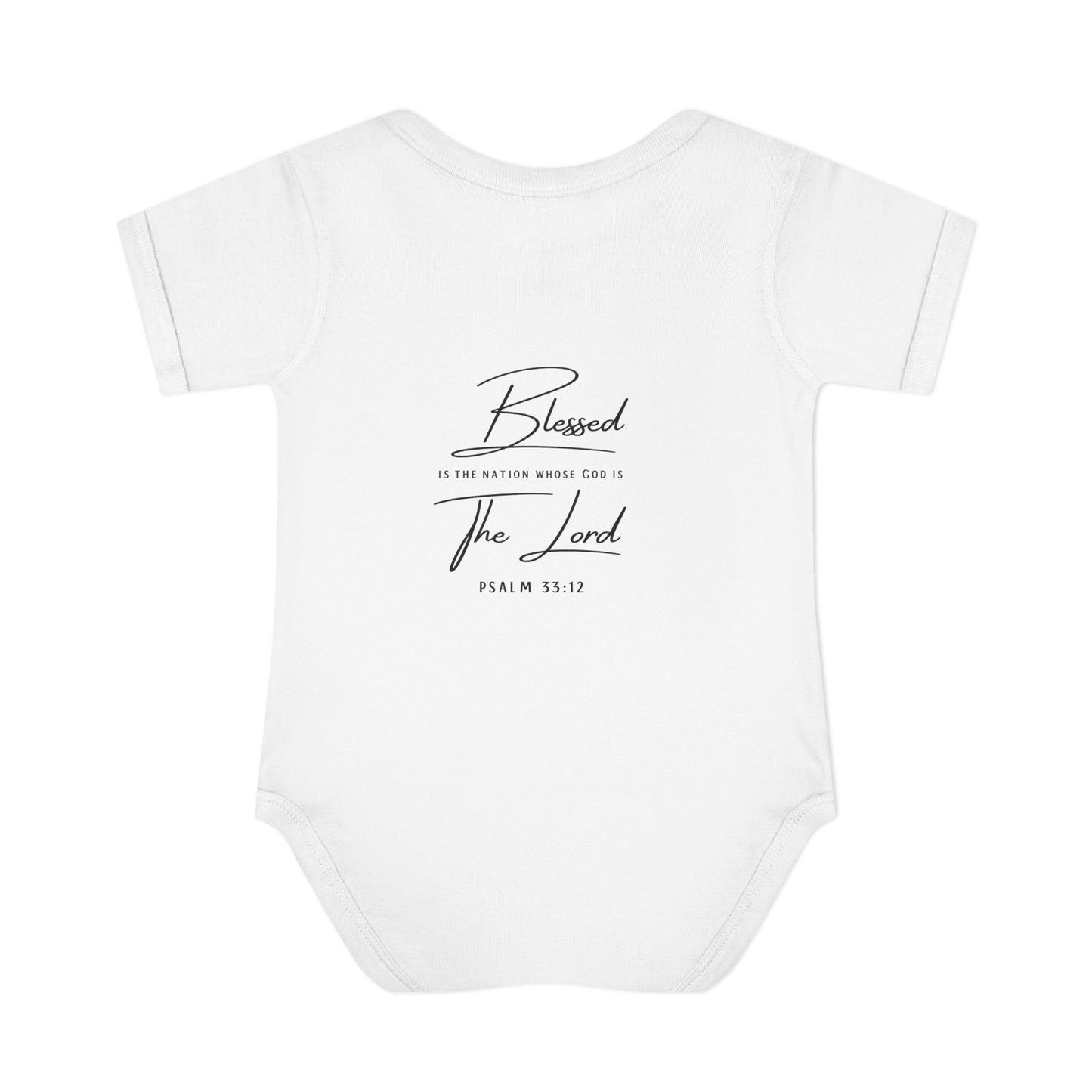 Baby Bodysuit – "My First 4th of July" Patriotic Infant Onesie