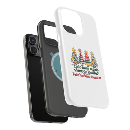 Christmas Grandma Phone Case — “Todo buen regalo viene de lo alto” Magnetic Impact-Resistant Case