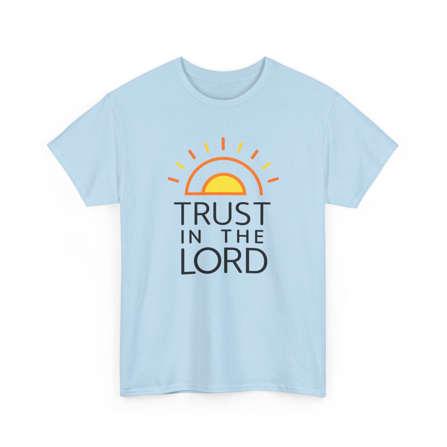 Trust in the Lord T-Shirt — Christian Sunrise Faith Tee