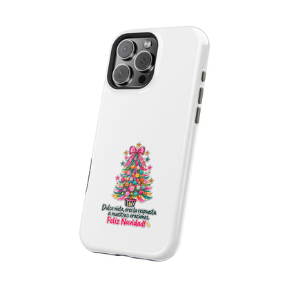 Spanish| Christmas Tree Phone Case - "Feliz Navidad" Spanish Holiday Magnetic Impact-Resistant Case