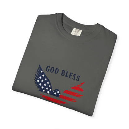 God Bless America Eagle T-Shirt — Patriotic USA Flag Tee