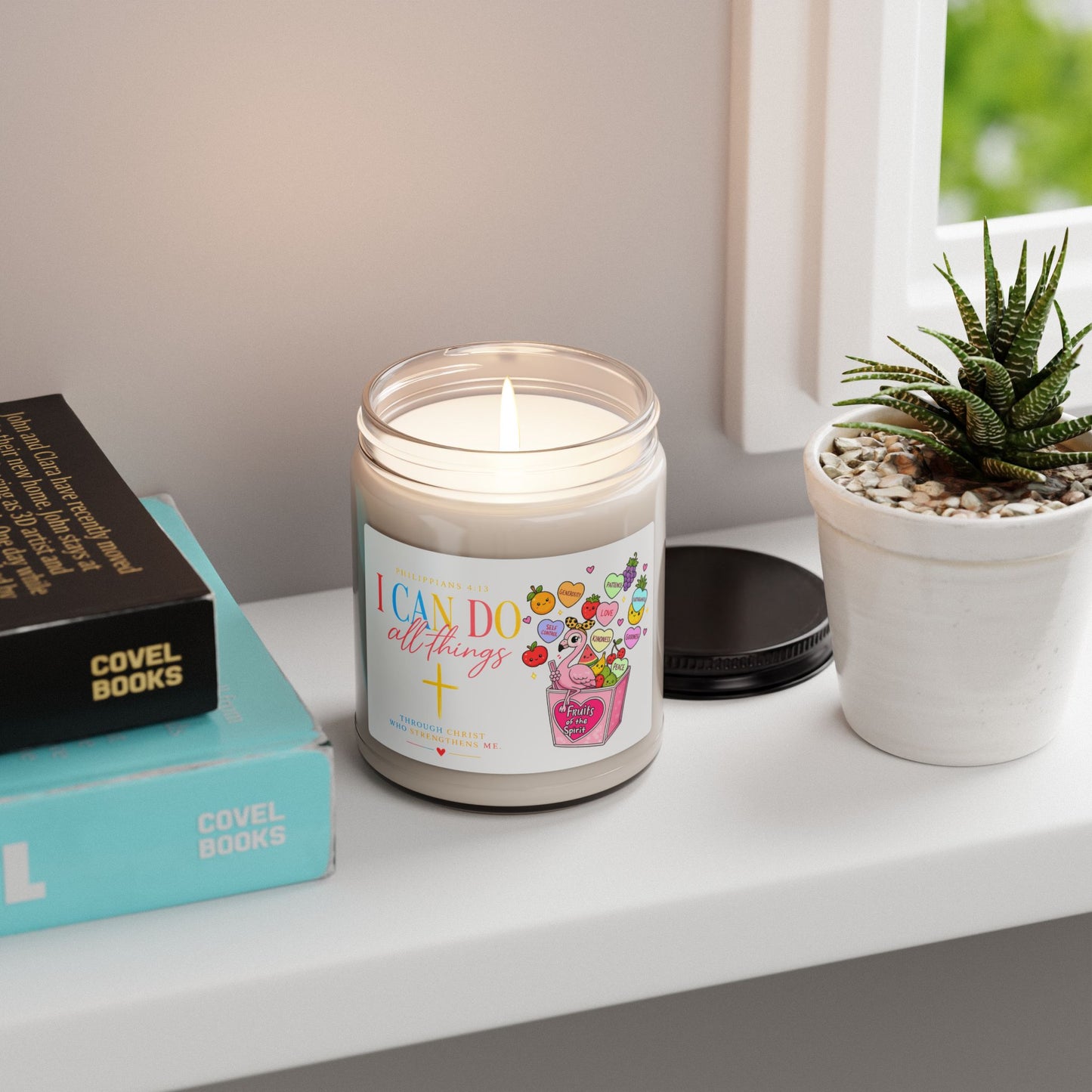 I Can Do All Things Soy Candle — 9oz Inspirational Christian Scented Candle