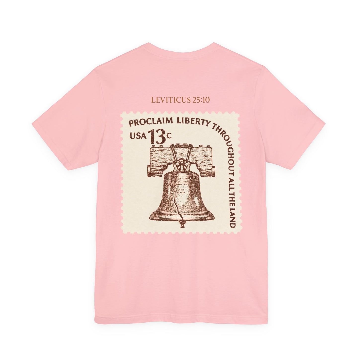 Liberty Stamp T‑Shirt — Vintage 13 Liberty Bell Graphic Tee