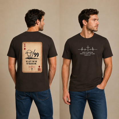 Rescued by One T-Shirt — Sheep Playing Card Design