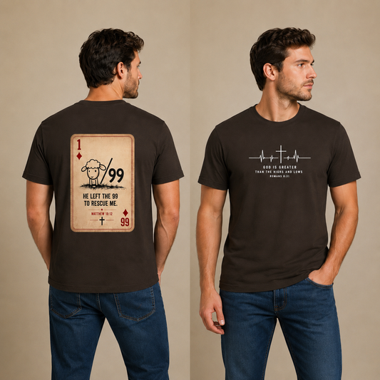 Rescued by One T-Shirt — Sheep Playing Card Design
