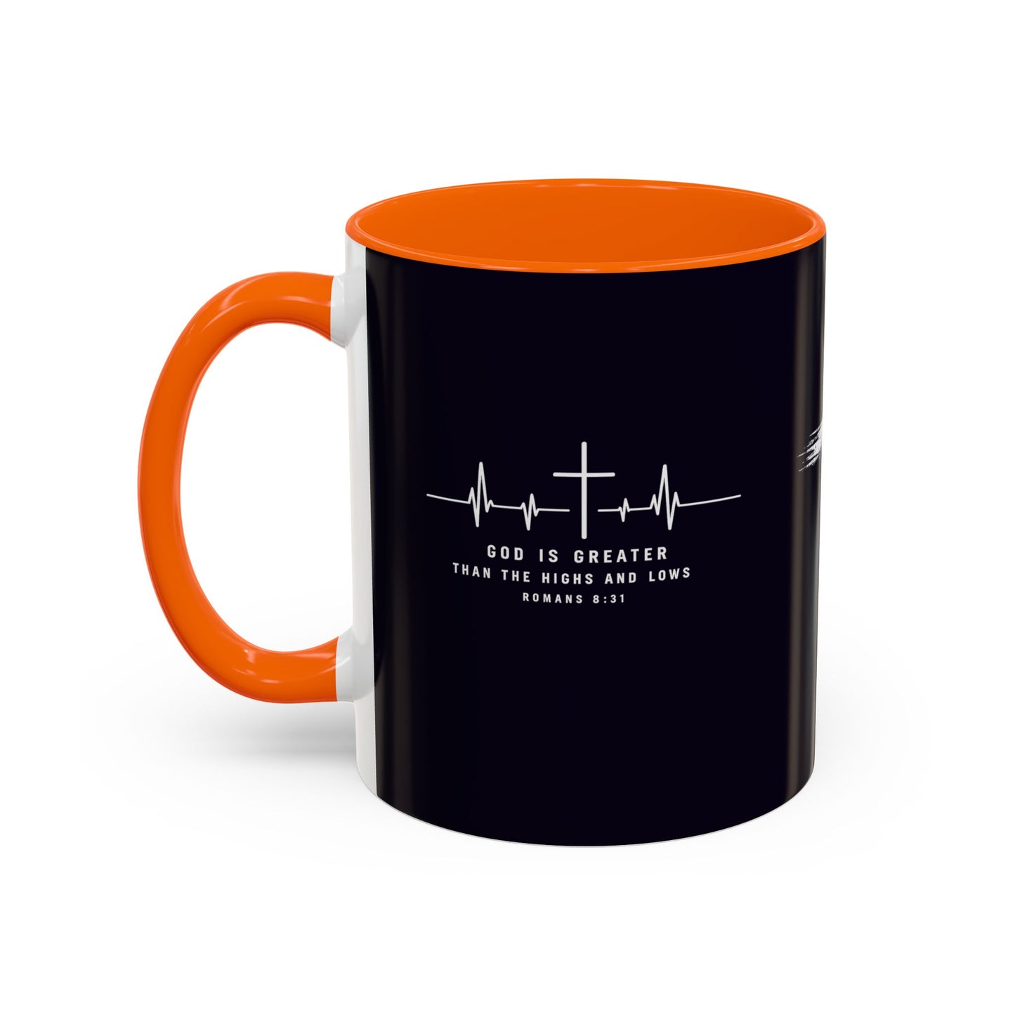 Christian faith gift  Coffee Mug — 'Tetelestai' Cross Design with Isaiah 12:2 Scripture (11/15oz Accent Mug)