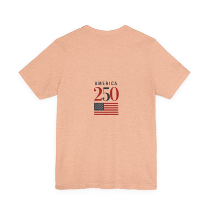 Stand for the Flag, Kneel for the Cross Tee — America 250 Patriotic T‑Shirt