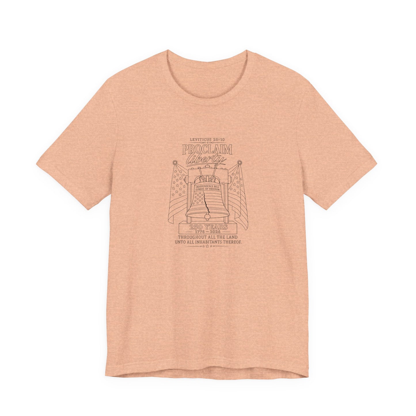 Leviticus 25:10 Tee – Minimalist Bible Verse Christian T-Shirt