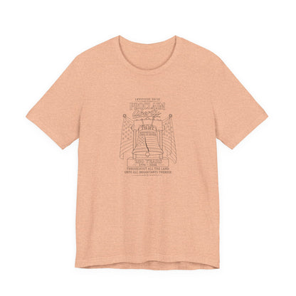 Leviticus 25:10 Tee – Minimalist Bible Verse Christian T-Shirt