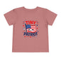 Tiny Patriot Toddler Tee – Cute American Flag 4th of July Shirt