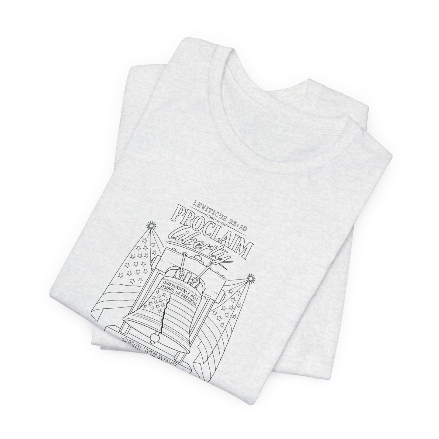 Leviticus 25:10 Tee – Minimalist Bible Verse Christian T-Shirt