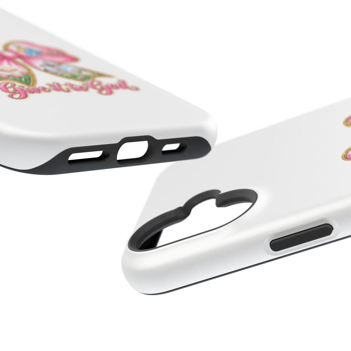 Give It to God Phone Case — Floral Bow Christian iPhone Cover