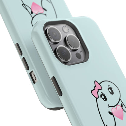 Christian Cute Heart Phone Case — "I Know Jesus Loves Me So Much" Magnetic Impact-Resistant Case