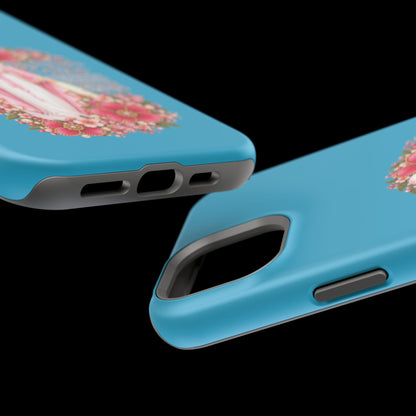 Religious Floral Phone Case — 'Blessed Virgin' Magnetic Impact-Resistant Case