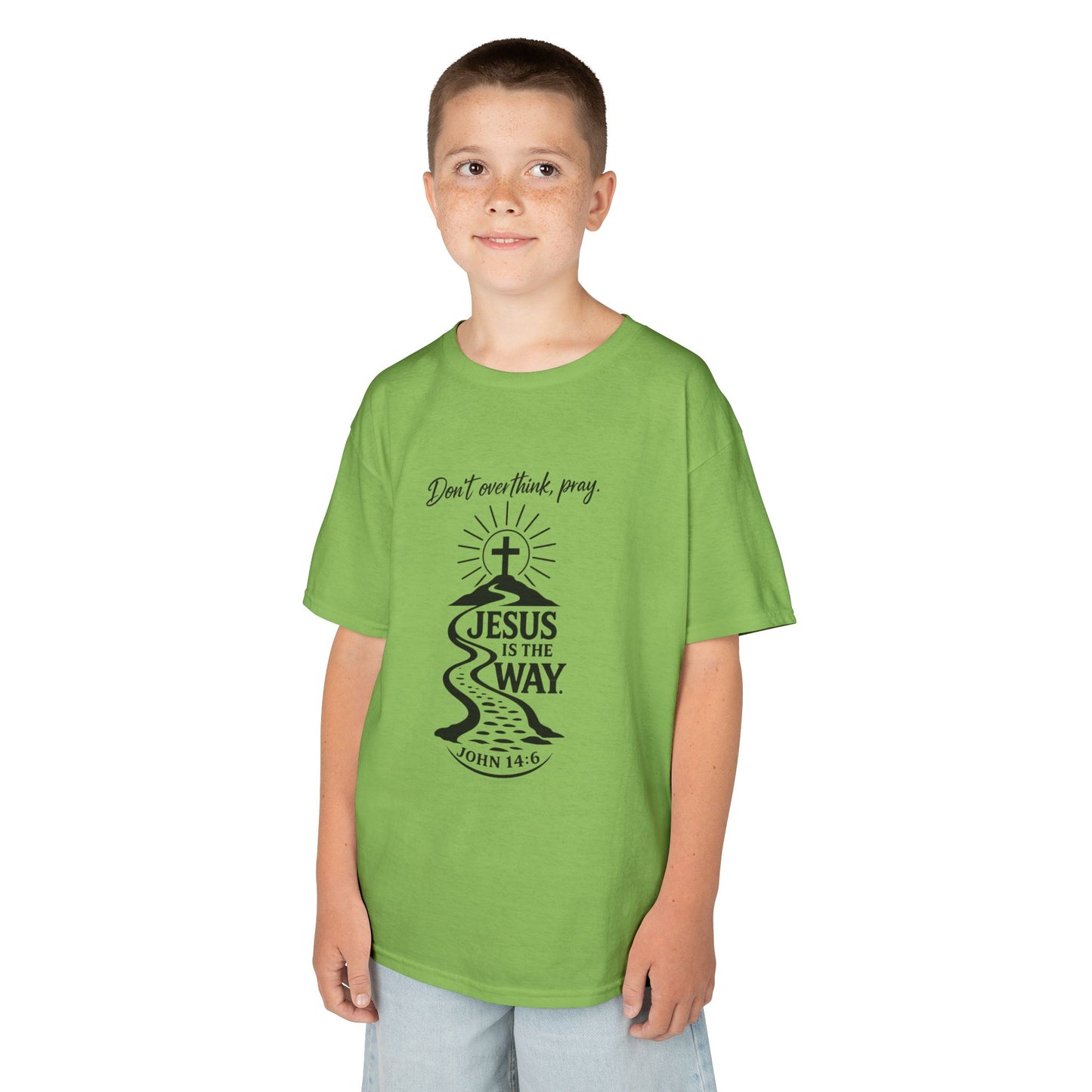 UnisexKids Tee — "Jesus Is The Way" Faith Graphic (John 14:6)