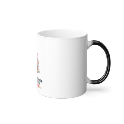 Color-Changing Mug – Christmas Tree with Spanish 'Feliz Navidad' Message