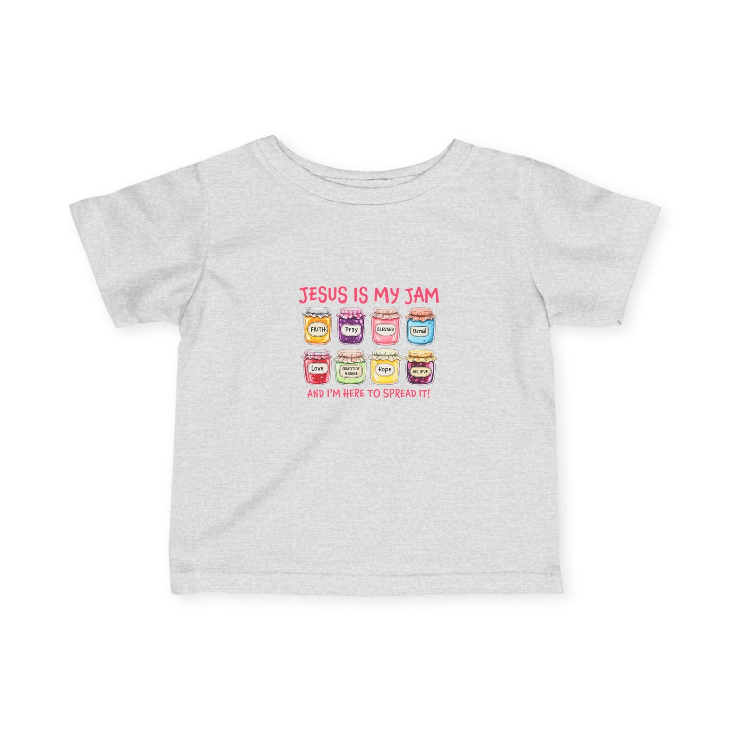 Infant Tee — "Jesus Is My Jam" Cute Christian Baby Shirt