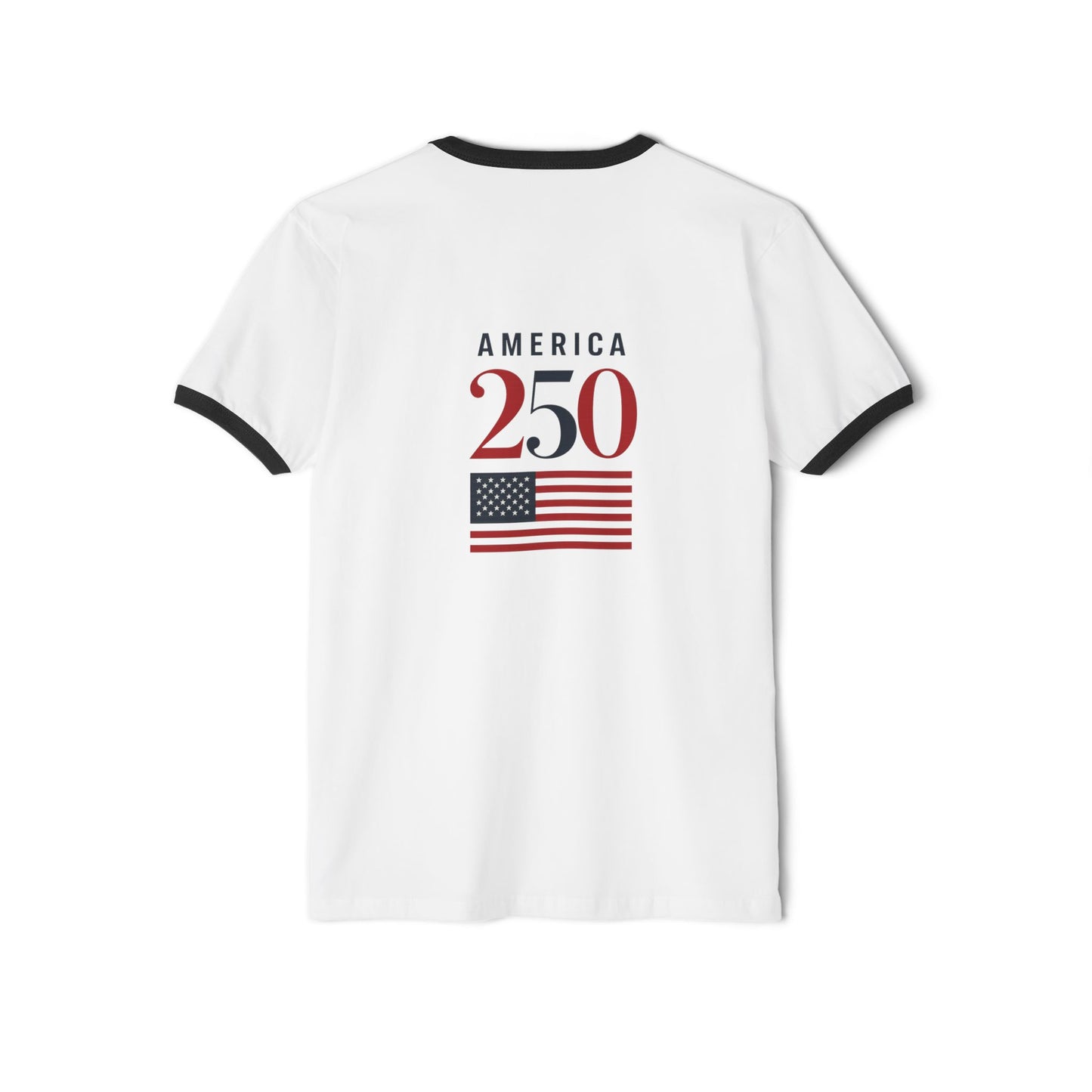 America 250 Blessed Unisex Cotton Ringer T-Shirt