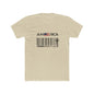 America Barcode Cross T-Shirt – "Jesus Paid It All" Christian Faith Tee