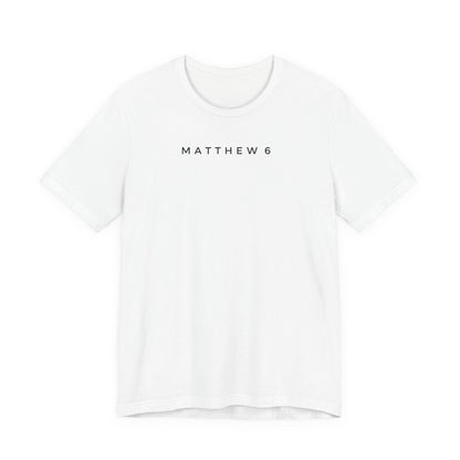 Matthew 6 Prayer Cross Tee — Our Father Lord's Prayer Christian T-Shirt