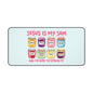 Christian Desk Mat — "Jesus Is My Jam" Inspirational Office Mat