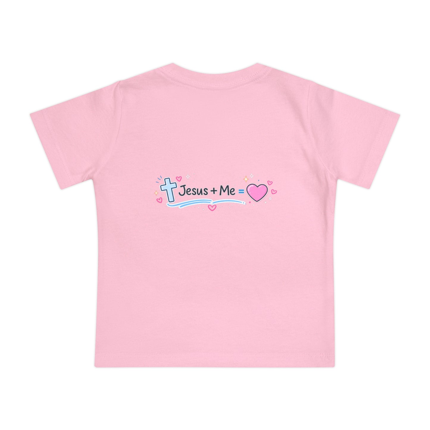 Baby T-Shirt — Pink Flamingo ‘Stand Out’ Christian Design (Jesus + Me)