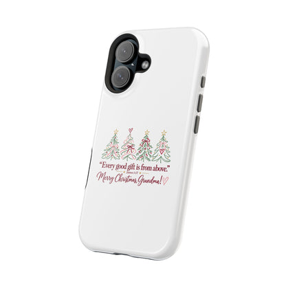 Christmas Grandma Phone Case — “Every good gift is from above” Magnetic Impact-Resistant Case