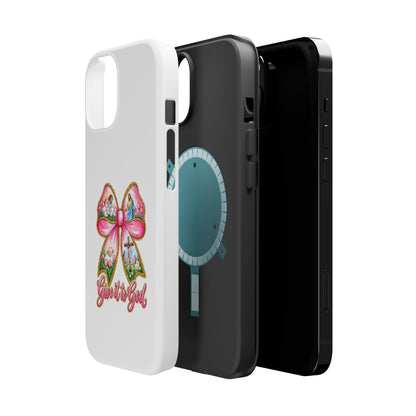 Give It to God Phone Case — Floral Bow Christian iPhone Cover
