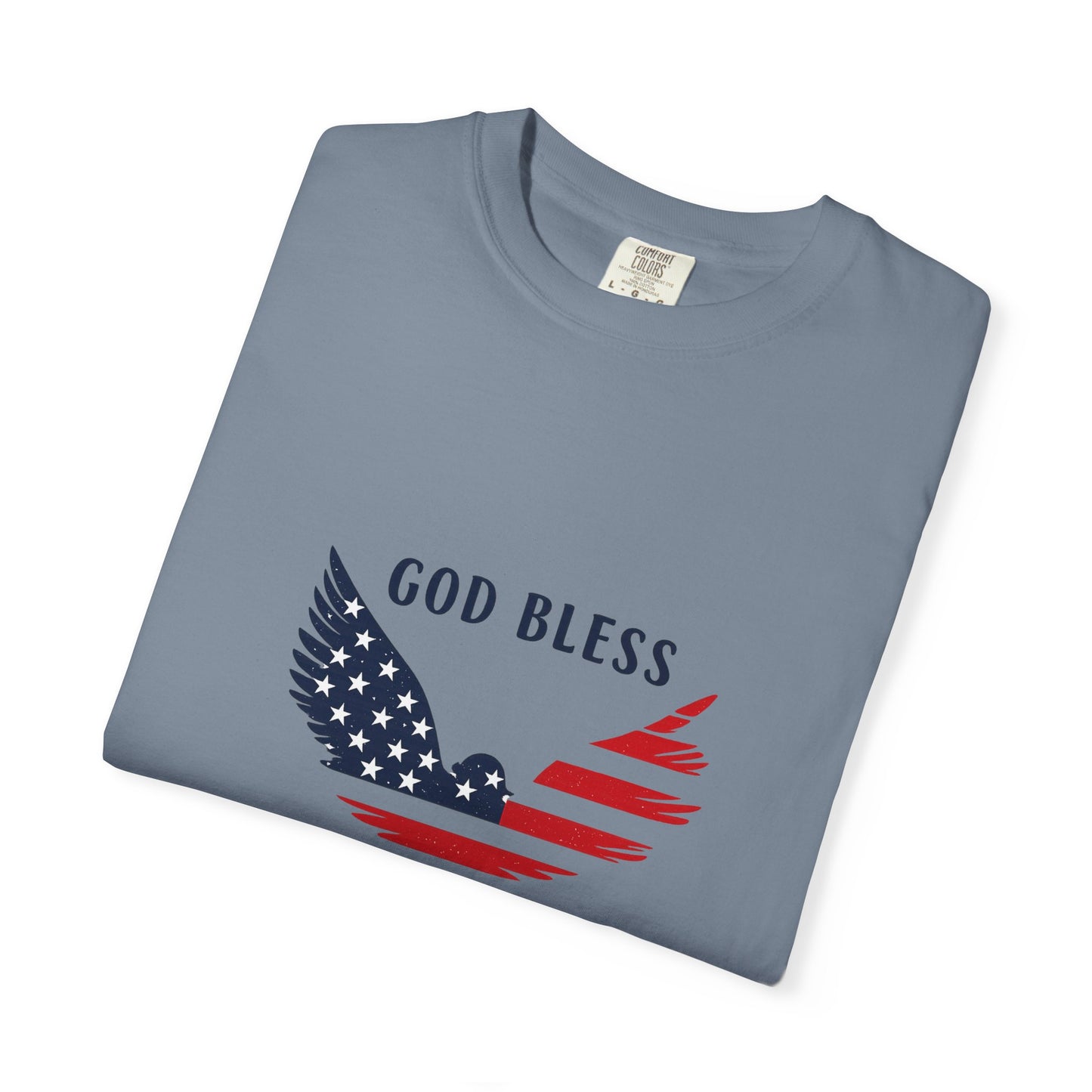 God Bless America Eagle T-Shirt — Patriotic USA Flag Tee