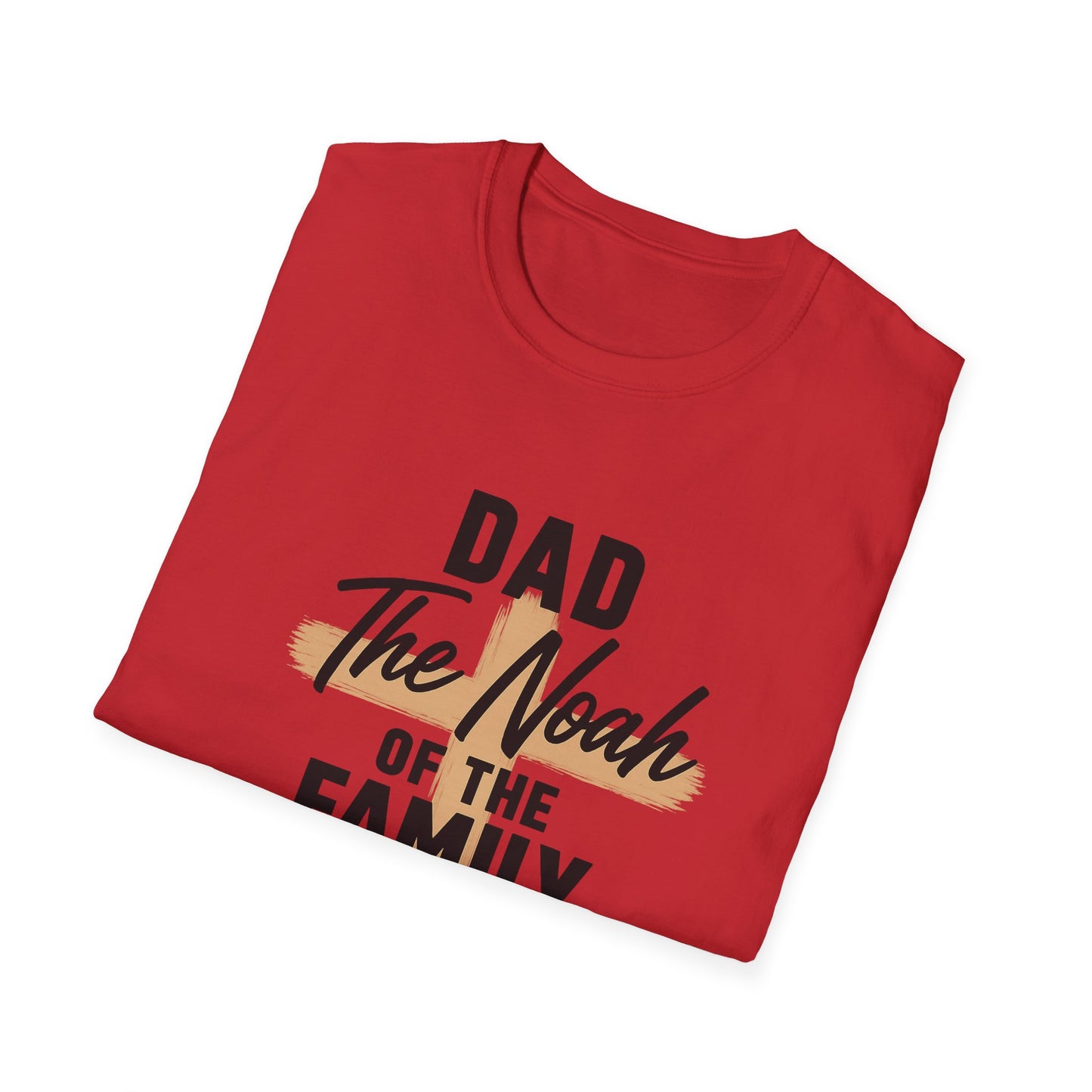 Dad The Noah of the Family T-Shirt — Christian Father Faith Shirt
