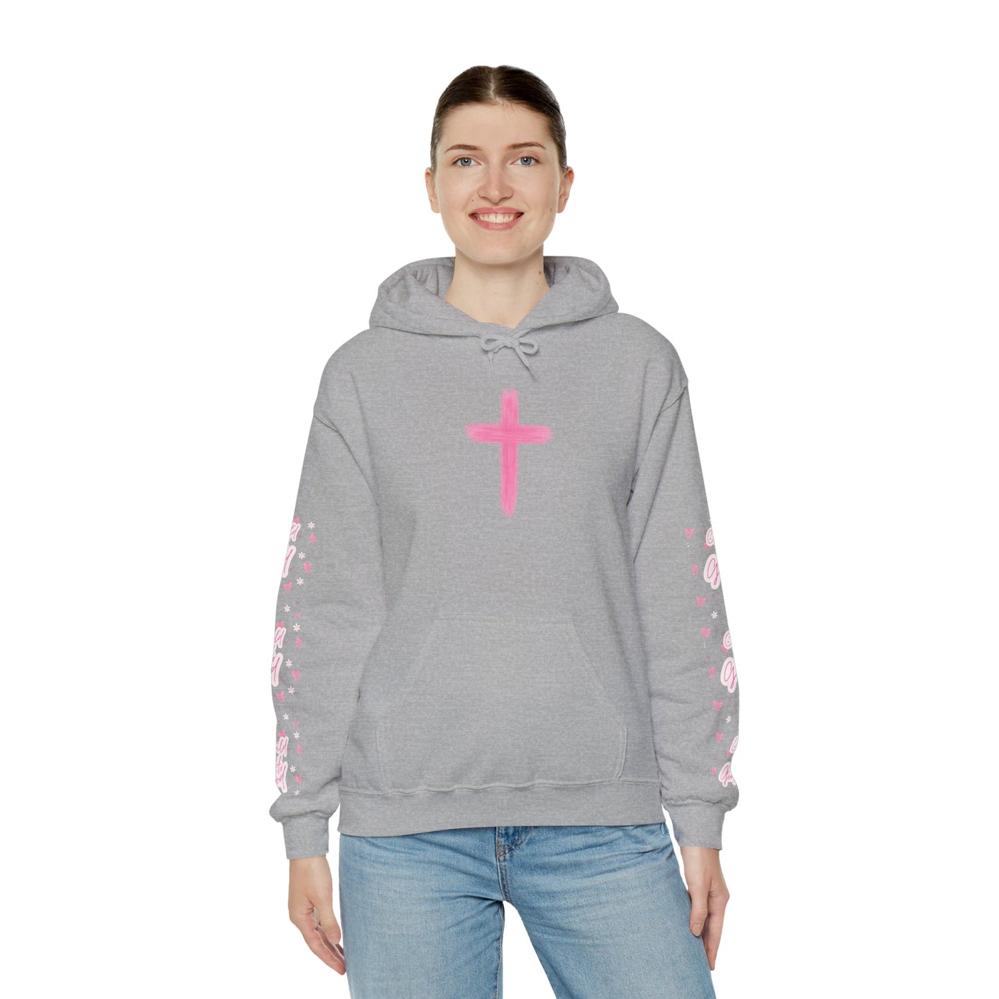 Christian Hoodie - 'AMEN' Inspirational Faith Pullover (Agree, Move, End, Never Doubt God)