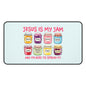 Christian Desk Mat — "Jesus Is My Jam" Inspirational Office Mat
