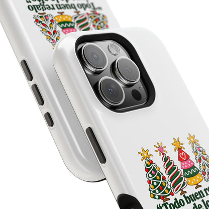 Christmas Grandma Phone Case — “Todo buen regalo viene de lo alto” Magnetic Impact-Resistant Case