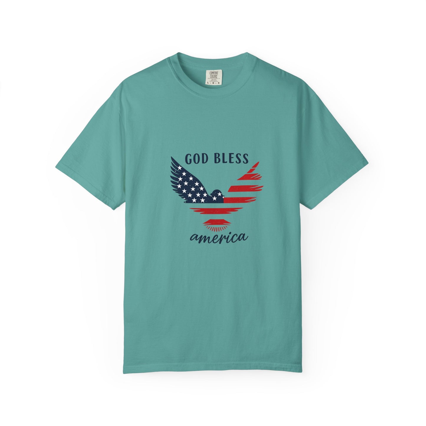 God Bless America Eagle T-Shirt — Patriotic USA Flag Tee