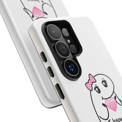 Phone Case — 'I Know Jesus Loves Me So Much' Cute Heart Faith Design