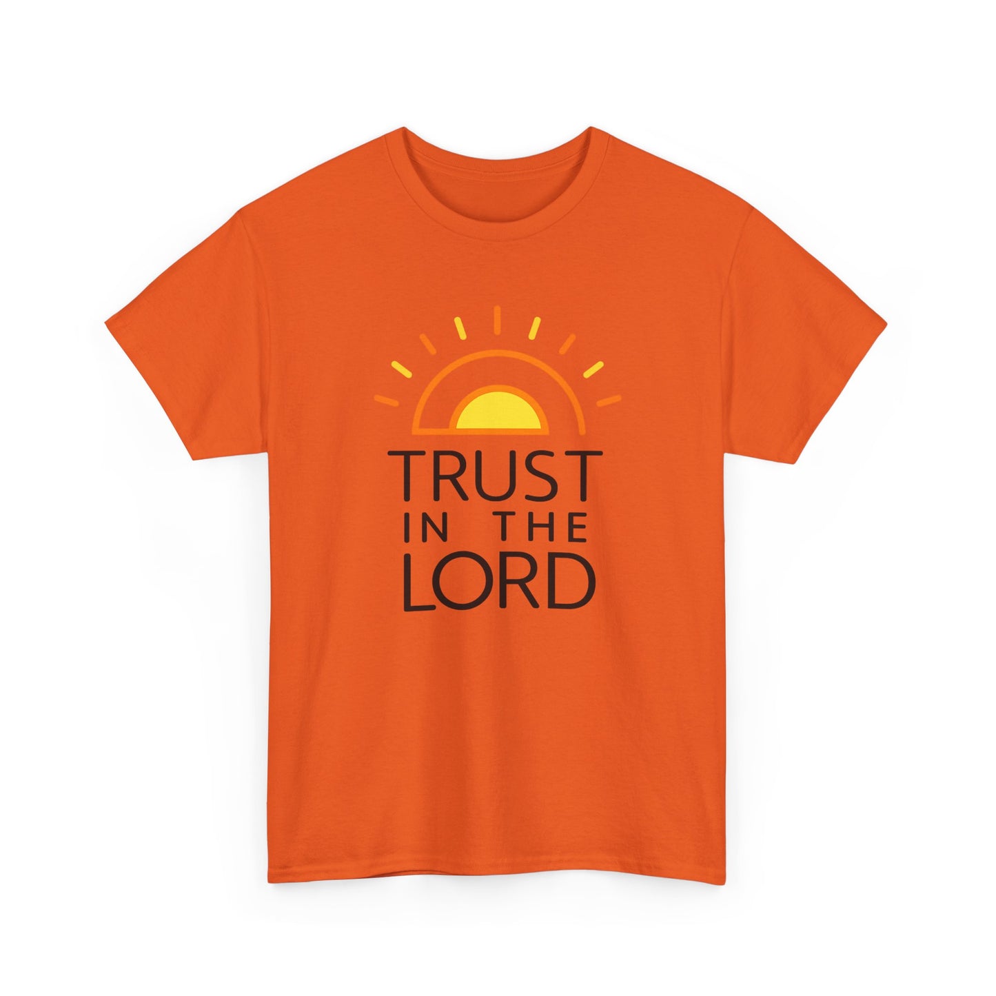 Trust in the Lord T-Shirt — Christian Sunrise Faith Tee